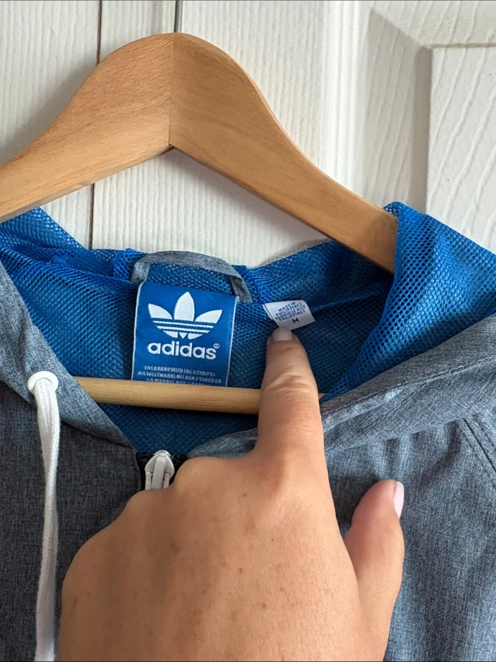 adidas panels gray cuffs